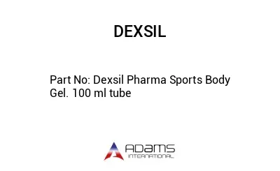 Dexsil Pharma Sports Body Gel. 100 ml tube