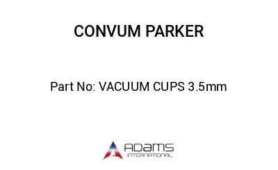 VACUUM CUPS 3.5mm